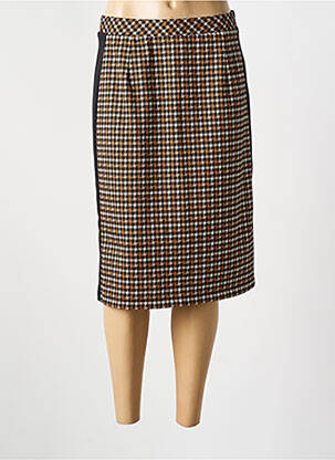 Jupe mi-longue noir GUY DUBOUIS femme