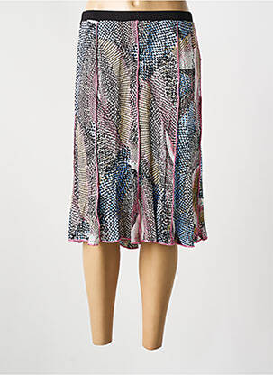 Jupe mi-longue noir GUY DUBOUIS femme