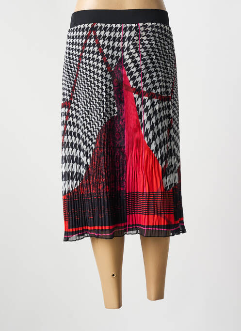 Jupe mi-longue noir GUY DUBOUIS femme