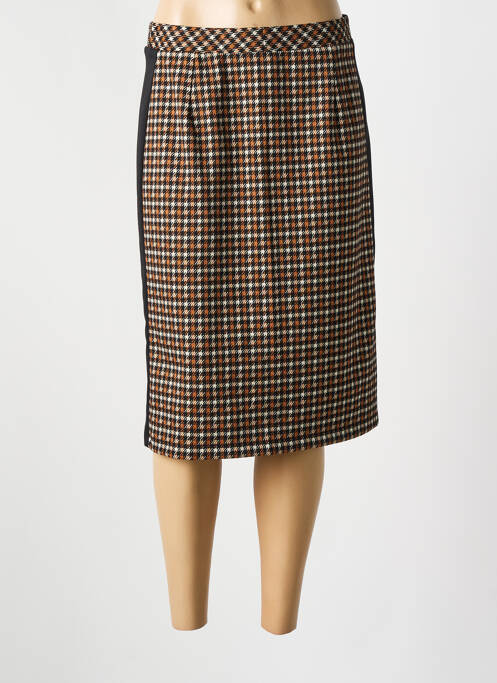 Jupe mi-longue noir GUY DUBOUIS femme