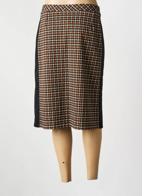 Jupe mi-longue noir GUY DUBOUIS femme