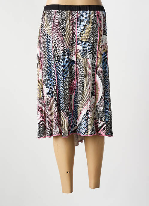 Jupe mi-longue noir GUY DUBOUIS femme