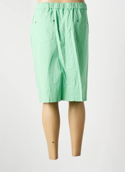 Jupe mi-longue vert GUY DUBOUIS femme