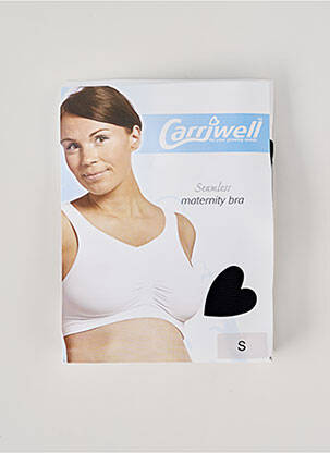 Lingerie maternité stretch noir CARRIWELL femme