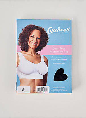 Lingerie maternité stretch noir CARRIWELL femme