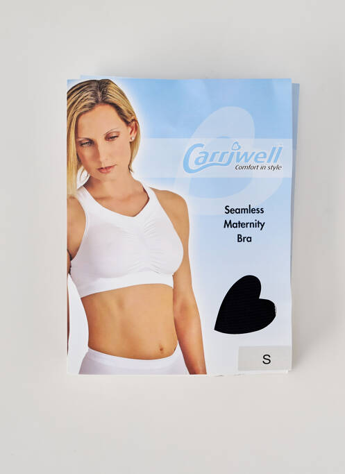 Lingerie maternité stretch noir CARRIWELL femme