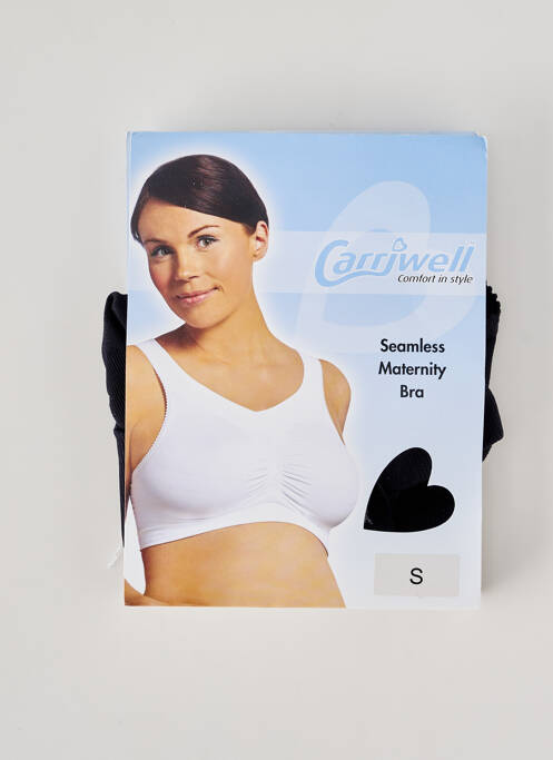 Lingerie maternité stretch noir CARRIWELL femme