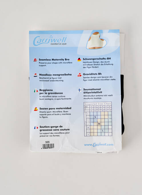 Lingerie maternité noir CARRIWELL femme