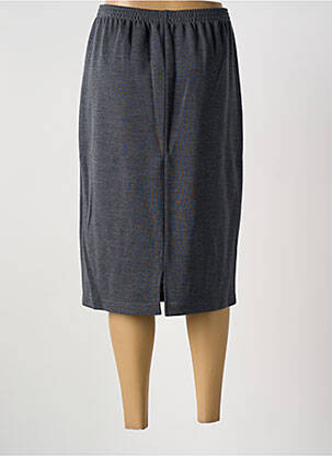 Jupe mi-longue coupe droite gris GRIFFON femme