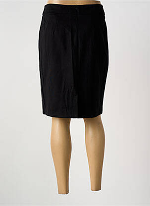 Jupe mi-longue stretch noir GUY DUBOUIS femme