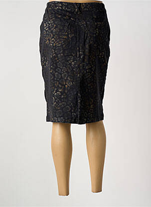 Jupe mi-longue stretch noir MERI & ESCA femme