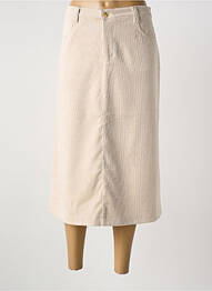 Jupe mi-longue stretch beige WALTRON femme
