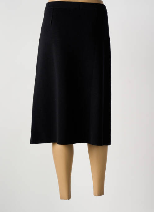 Jupe mi-longue taille normale noir MINO MORA femme