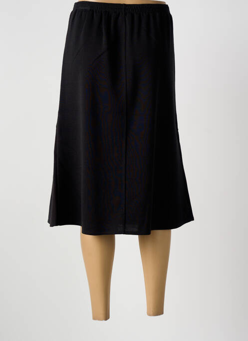 Jupe mi-longue noir GRIFFON femme
