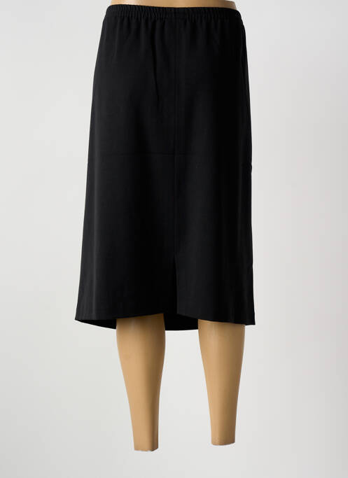 Jupe mi-longue noir GUY DUBOUIS femme