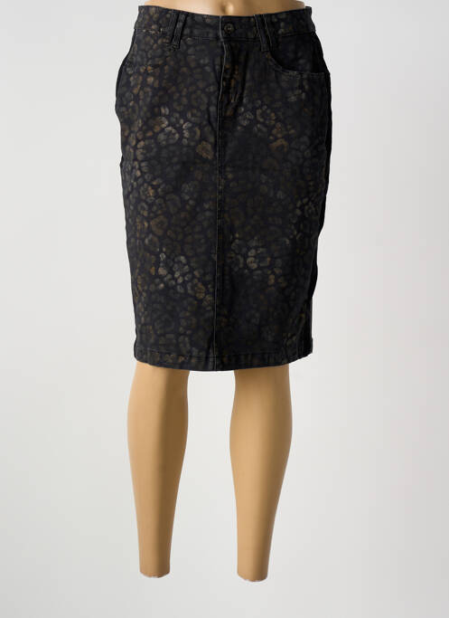 Jupe mi-longue noir MERI & ESCA femme