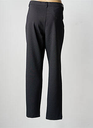 Pantalon chino fermeture zippée sous rabat boutonné taille normale noir WALTRON femme