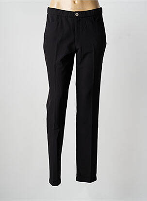 Pantalon slim taille élastique taille haute noir WALTRON femme