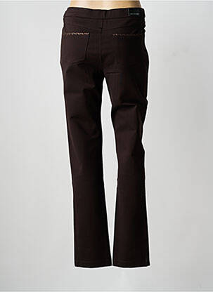 Pantalon slim stretch taille normale marron WALTRON femme