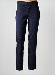 Pantalon slim stretch taille normale bleu WALTRON femme