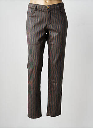 Pantalon slim stretch taille normale gris WALTRON femme
