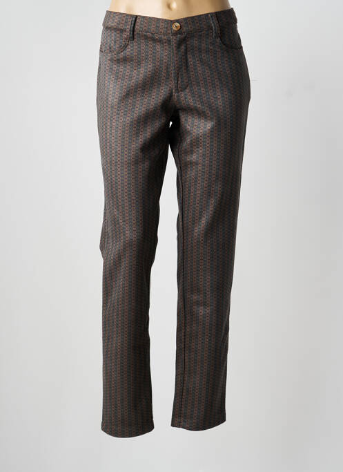 Pantalon slim stretch taille normale gris WALTRON femme