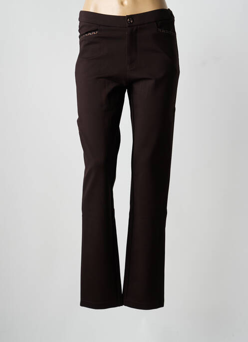 Pantalon slim marron WALTRON femme
