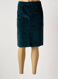 Jupe mi-longue coupe droite vert GRIFFON femme