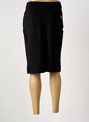 Jupe mi-longue stretch noir GRIFFON femme