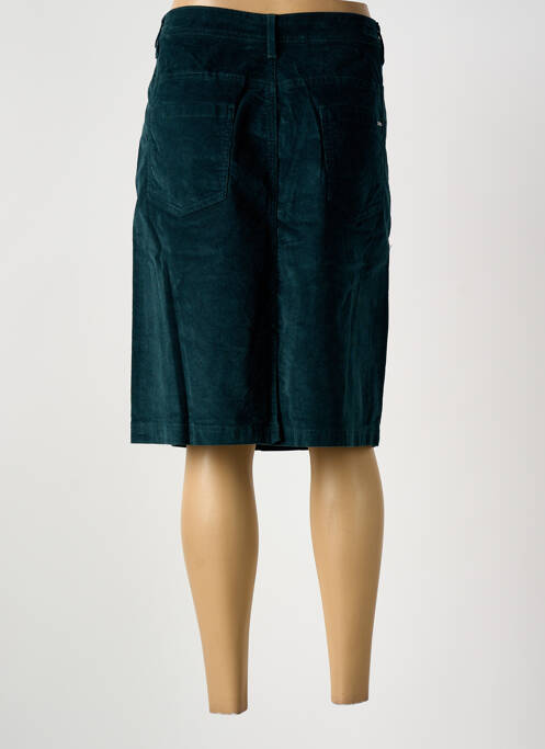 Jupe mi-longue coupe droite vert GRIFFON femme