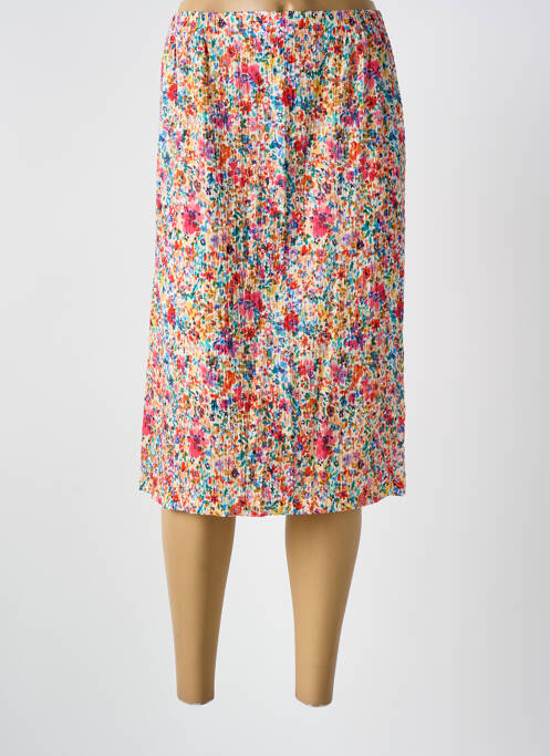 Jupe mi-longue beige GRIFFON femme