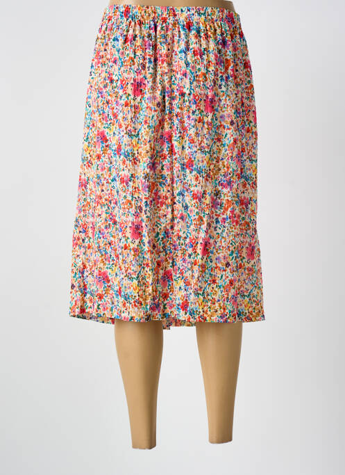 Jupe mi-longue beige GRIFFON femme