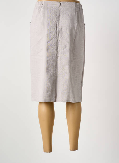 Jupe mi-longue beige GRIFFON femme