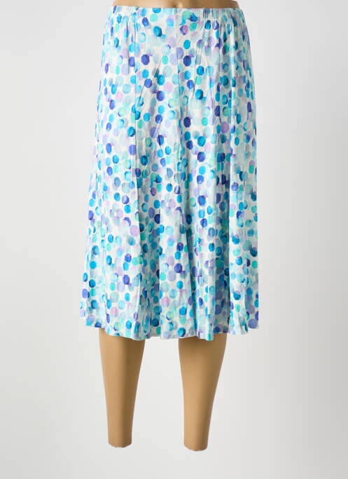 Jupe mi-longue bleu GRIFFON femme