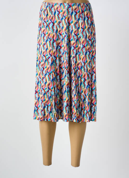 Jupe mi-longue bleu GRIFFON femme