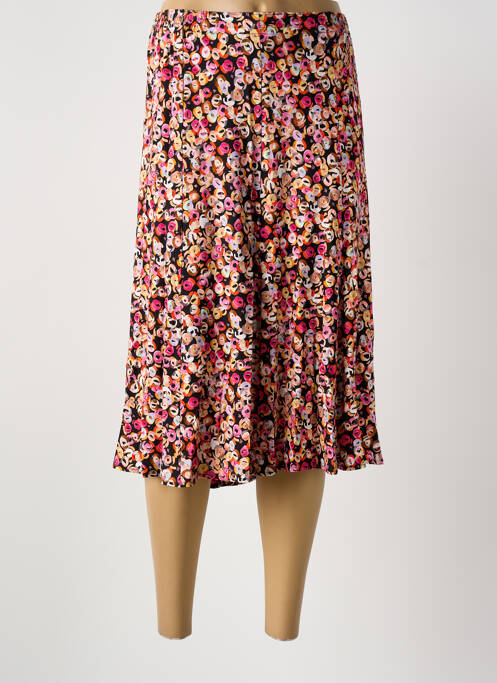 Jupe mi-longue noir GRIFFON femme