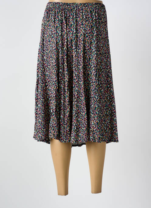 Jupe mi-longue noir GRIFFON femme