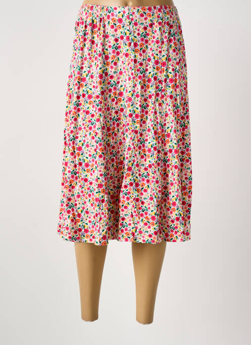 Jupe mi-longue rose GRIFFON femme