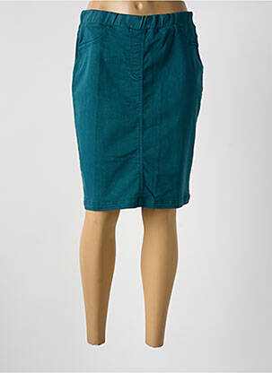 Jupe mi-longue taille normale bleu CONCEPT K femme