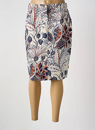 Jupe mi-longue taille normale bleu MERI & ESCA femme