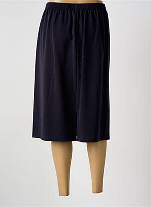 Jupe mi-longue stretch bleu GRIFFON femme