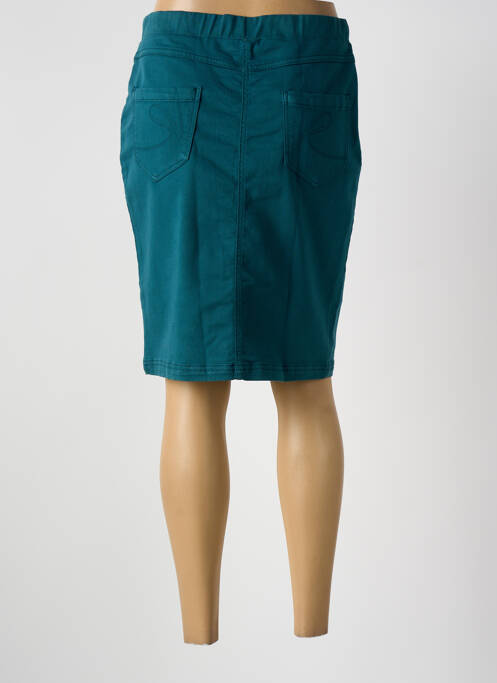 Jupe mi-longue taille normale bleu CONCEPT K femme