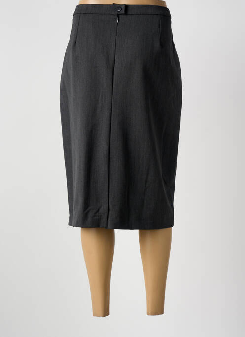 Jupe mi-longue gris GUY DUBOUIS femme