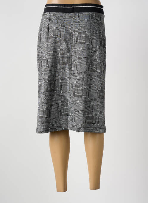 Jupe mi-longue noir GUY DUBOUIS femme