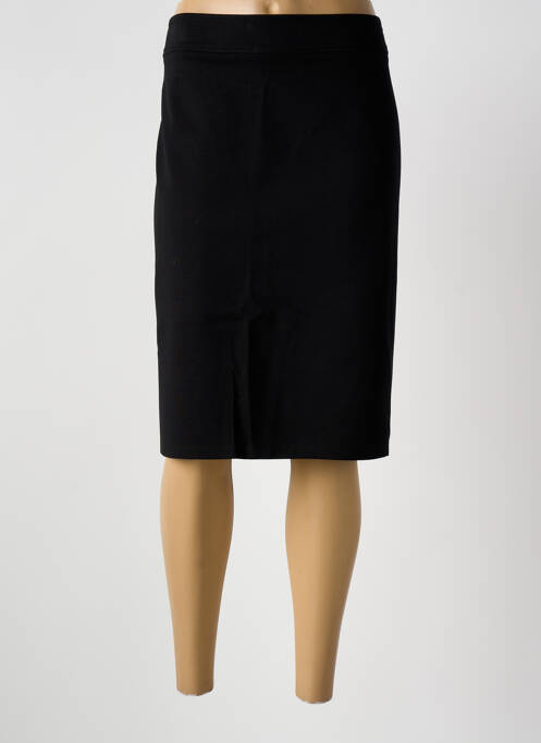 Jupe mi-longue noir GUY DUBOUIS femme
