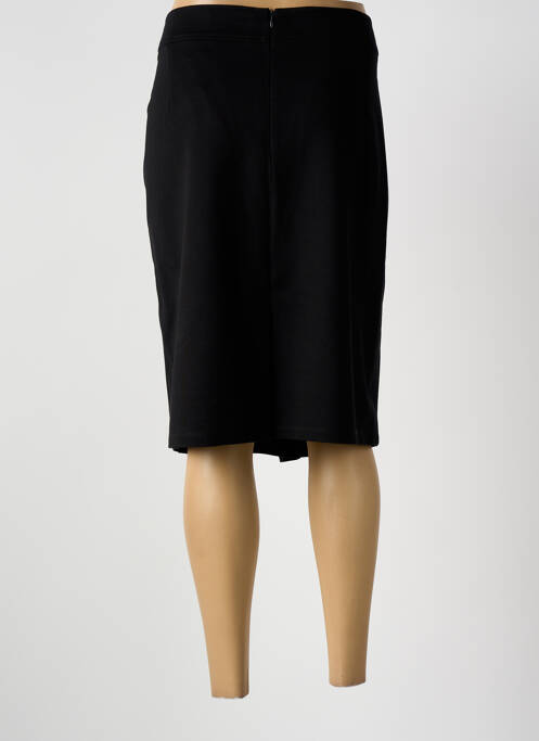 Jupe mi-longue noir GUY DUBOUIS femme