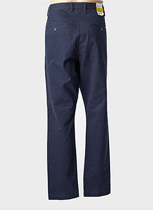 Pantalon chino fermeture zippée sous rabat boutonné bleu GANT femme