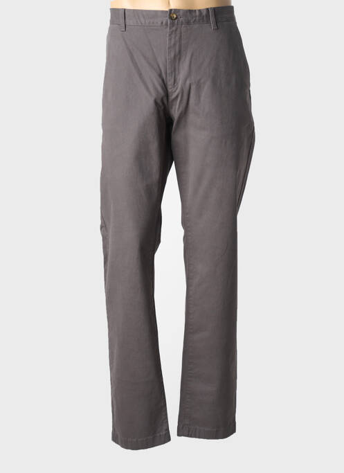 Pantalon chino fermeture zippée sous rabat boutonné gris GANT femme