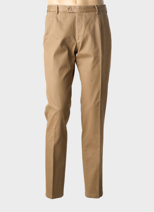 Pantalon chino poches beige fonce MONSIEUR HECTOR homme