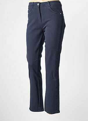 Jeans coupe droite stretch taille normale bleu C'EST BEAU LA VIE femme